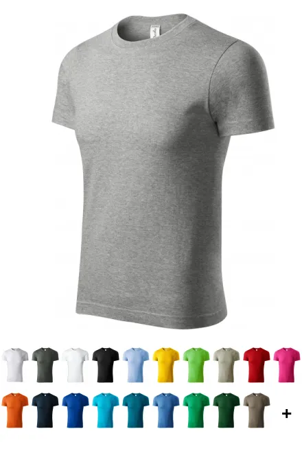 Lätt T-shirt med korta ärmar, mörkgrå marmor