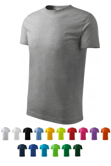 Leichtes Kinder T-Shirt, dunkelgrauer Marmor