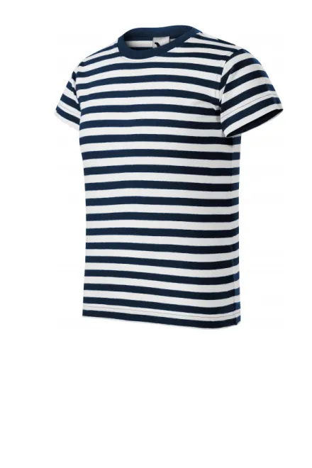 Marineblauw T-shirt voor kinderen, donkerblauw
