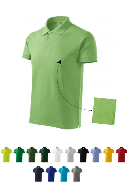 Muška elegantna polo majica, grašak zeleni