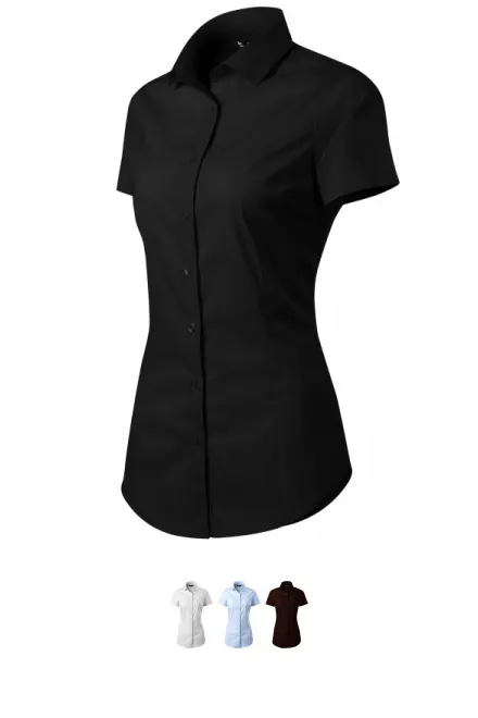 Naisten pusero Slim fit, musta