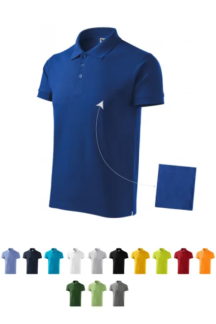 Polo elegante para hombre, azul real