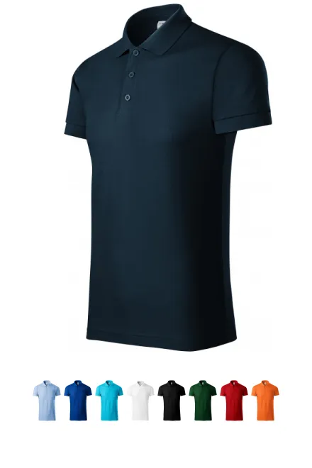 Polo pour homme confortable, bleu foncé