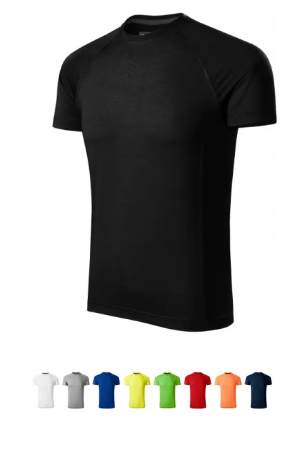 Sport-T-shirt voor heren, zwart