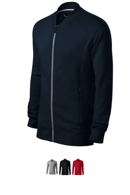 Sudadera de hombre con bolsillos ocultos, azul oscuro
