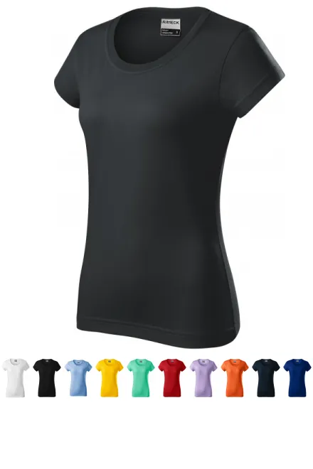 T-shirt femme résistant, gris ébène