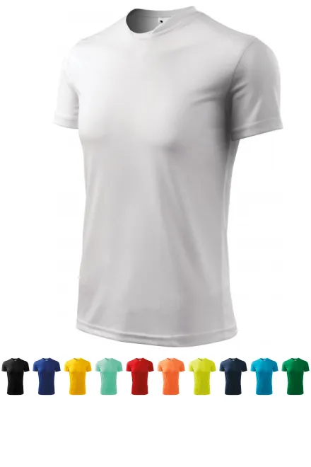 T-shirt met asymmetrische halslijn, witte