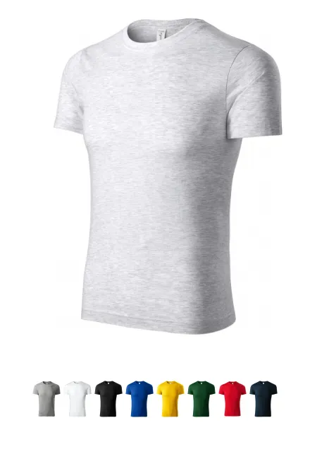 T-Shirt mit höherem Gewicht, hellgrauer Marmor