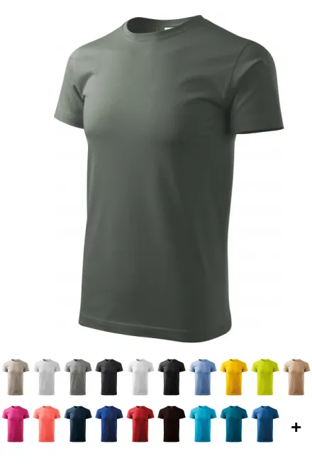 T-Shirt mit höherem Gewicht Unisex, dunkler Schiefer
