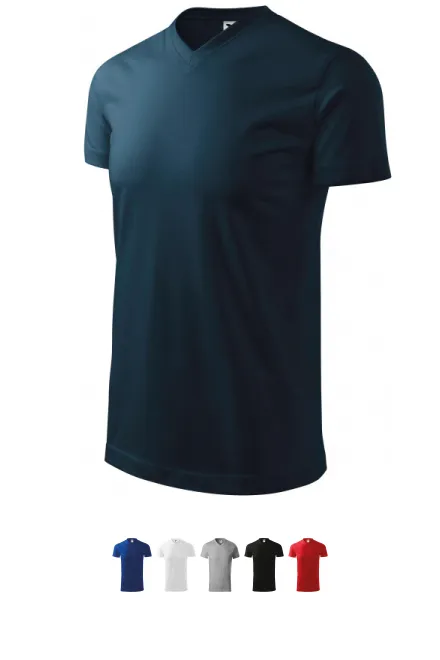 T-Shirt mit kurzen Ärmeln, gröber, dunkelblau