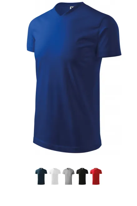 T-Shirt mit kurzen Ärmeln, gröber, königsblau