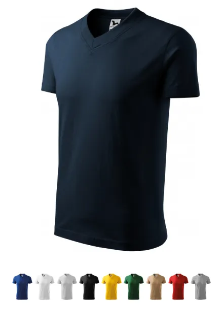T-Shirt mit kurzen Ärmeln, mittleres Gewicht, dunkelblau