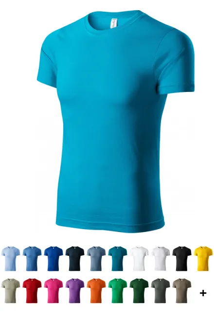 T-Shirt mit kurzen Ärmeln, türkis