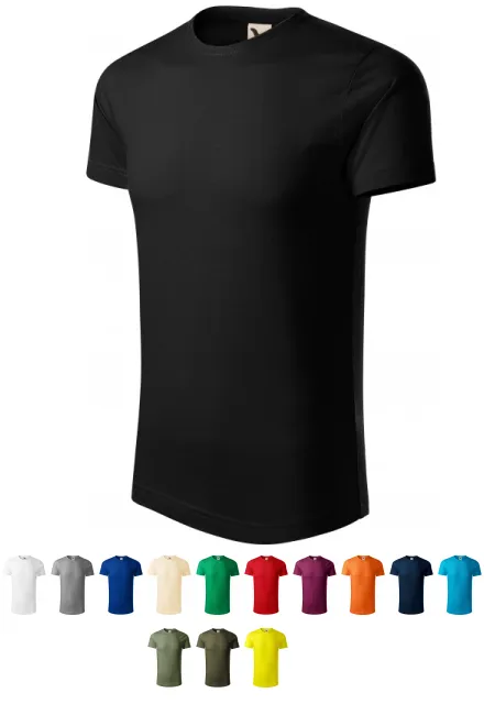 T-shirt van biologisch katoen voor heren, zwart
