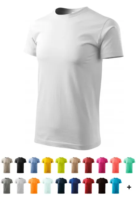 Tričko vyššej gramáže unisex, biela