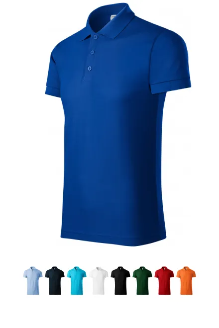 Udobna muška polo majica, kraljevski plava
