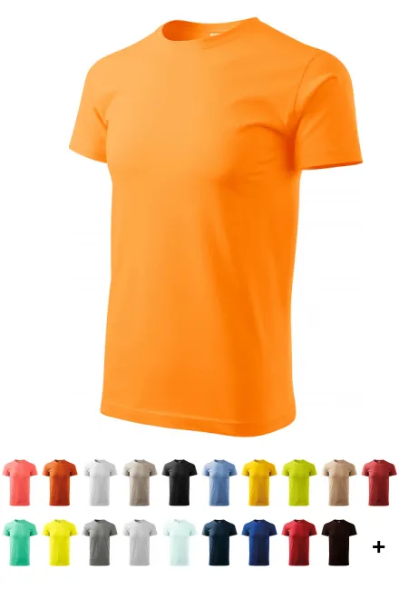 Uniseks T-shirt met een hoger gewicht, Mandarijn sinaasappel