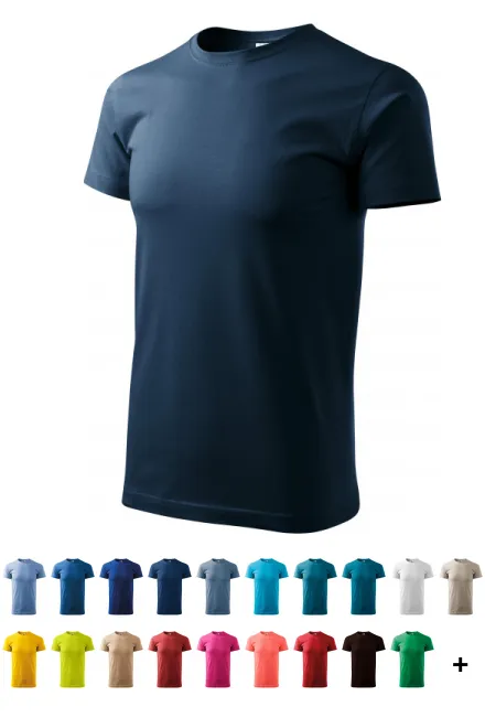 Unisex augstāka svara T-krekls, tumši zils