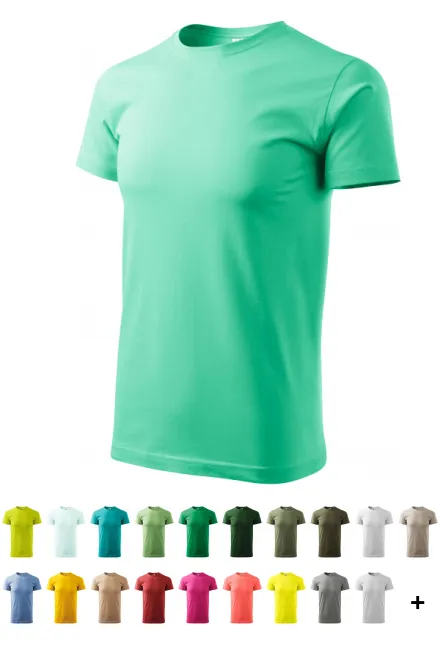 Unisex högre vikt T-shirt, mynta