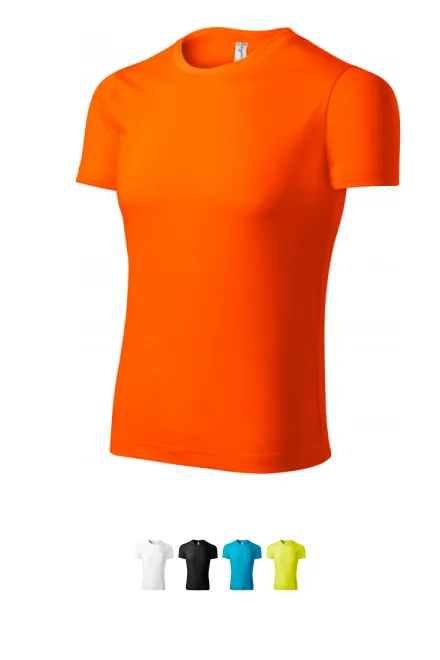 „Unisex“ sportiniai marškinėliai, neoninis oranžinis