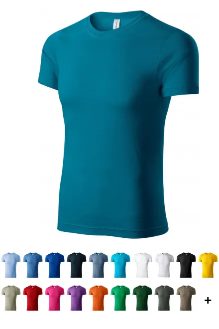 Viegls T-krekls ar īsām piedurknēm, petrol blue