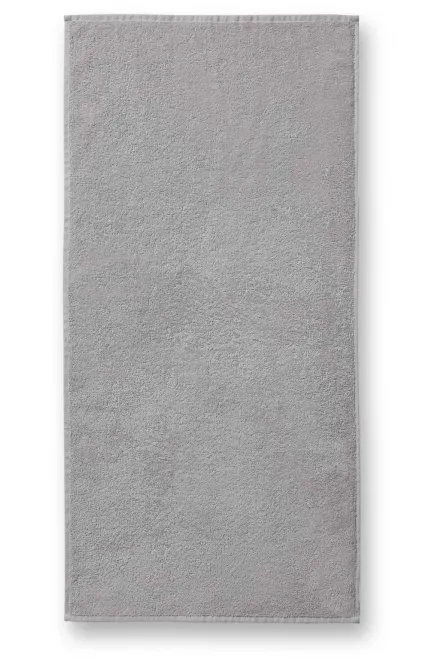 Katoenen handdoek, 50x100cm, lichtgrijs
