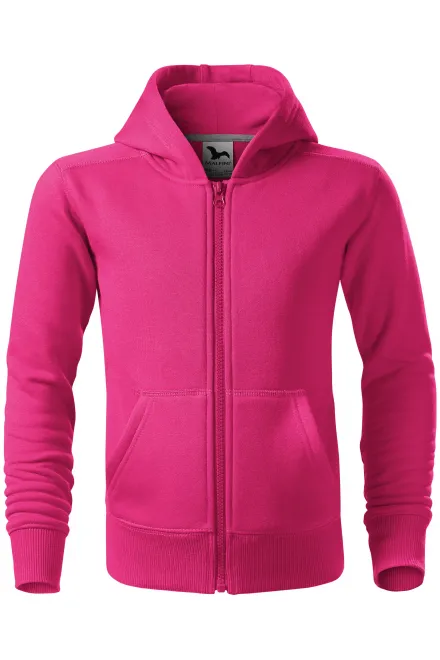 Kinder Sweatshirt mit Kapuze - lila, 158 cm / 12 Jahre
