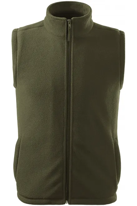 Klassische Fleeceweste - military, XS