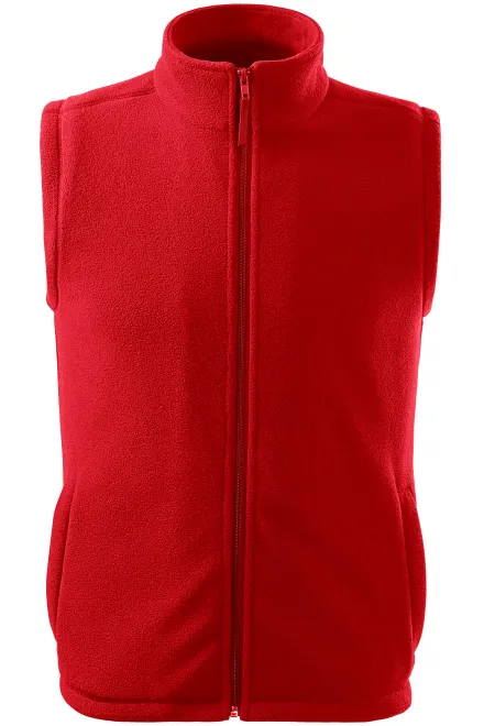 Klassische Fleeceweste - rot, XS