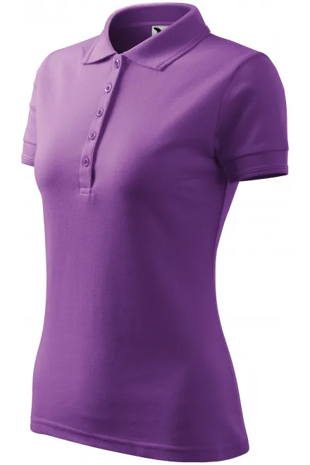Ladies elegant polo shirt, purple