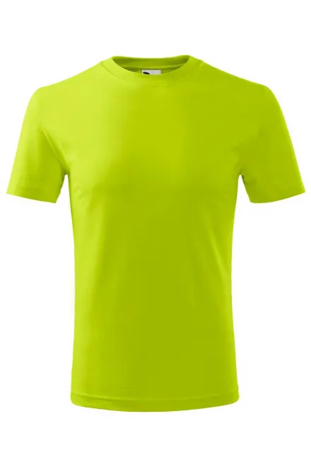 Leichtes Kinder T-Shirt - lindgrün, 110 cm / 4 Jahre