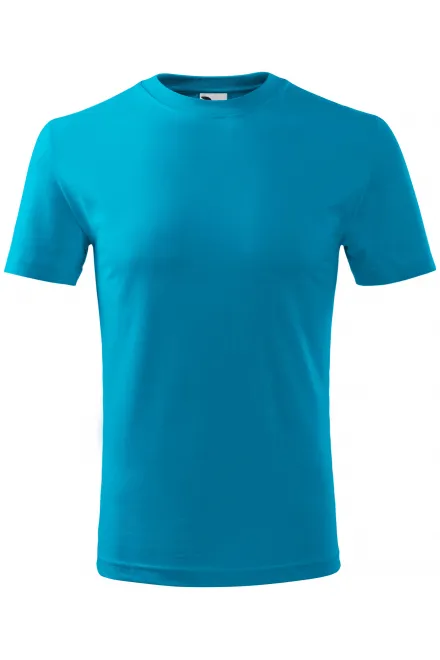 Leichtes Kinder T-Shirt - türkis, 110 cm / 4 Jahre