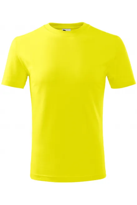 Leichtes Kinder T-Shirt - zitronengelb, 110 cm / 4 Jahre