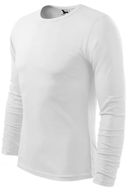 Men's long sleeve T-shirt, white