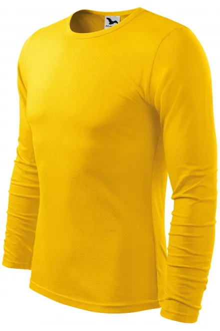 Men's long sleeve T-shirt, yellow