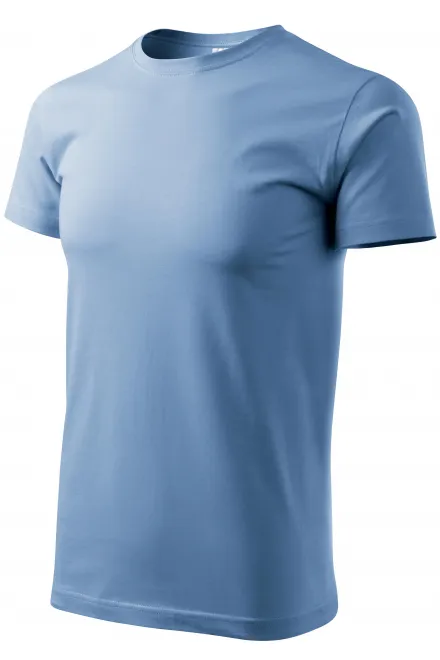 Men's simple T-shirt, sky blue