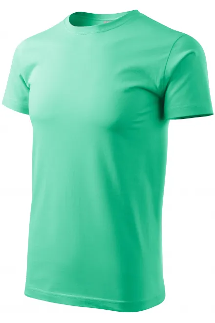 Men's simple T-shirt, mint