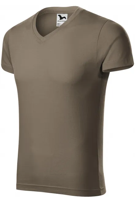 Men's tight-fitting T-shirt, army