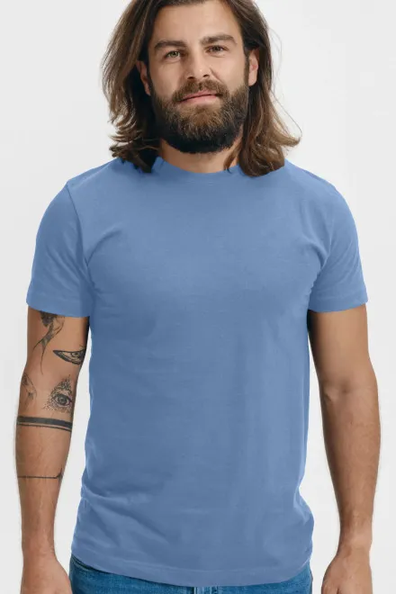 Camiseta unisex de mayor peso, cielo azul