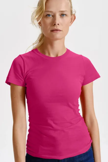 Damen klassisches T-Shirt, lila