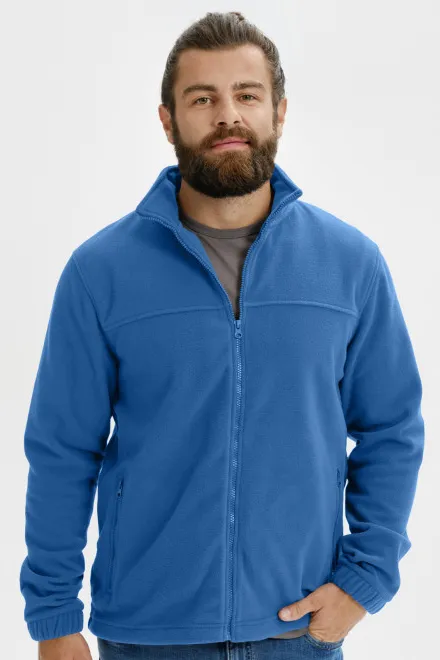Fleecejacke für Herren, hellblau