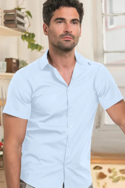 Herenoverhemd - Slim fit, lichtblauw