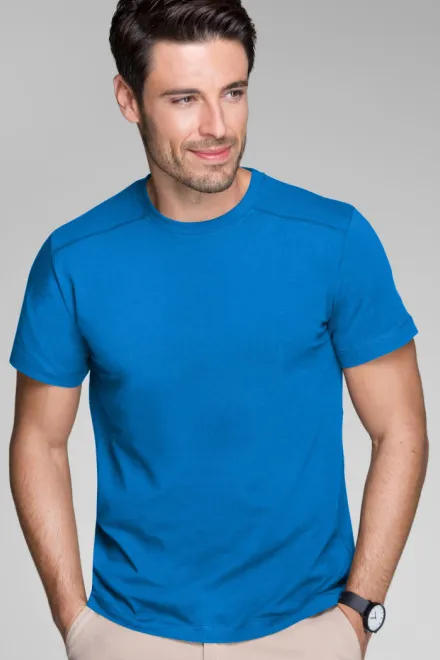 Herren T-Shirt verziert, meerblau