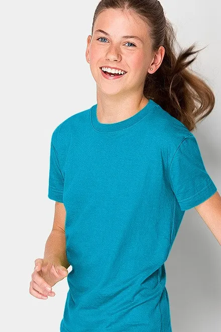 Leichtes T-Shirt für Kinder, türkis