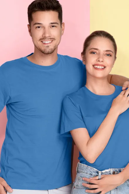 Letvægts T-shirt med korte ærmer, lyseblå