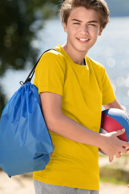 Maglietta sportiva per bambini, giallo