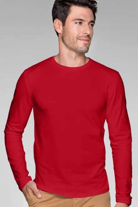 Muška majica uskog kroja s dugim rukavima, formula red