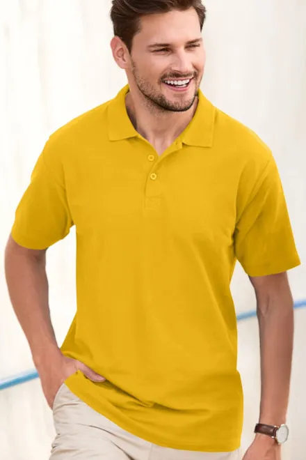 Pánska elegantná polokošeľa, žltá