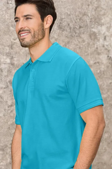 Polo tricou bărbătesc, turcoaz