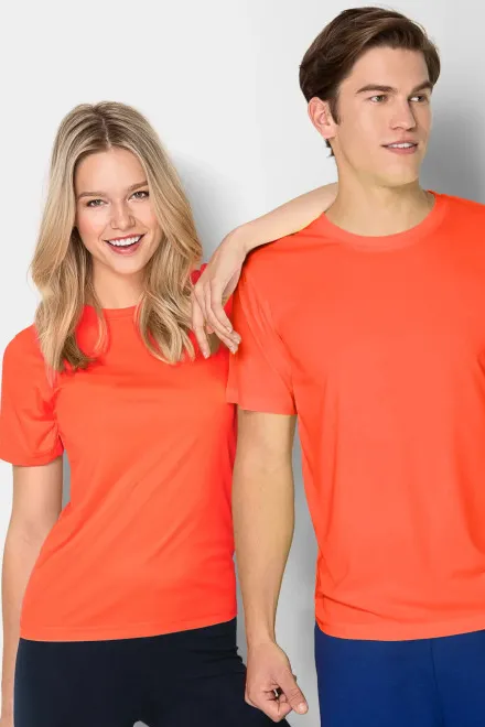 Sportska majica unisex, neonska naranča
